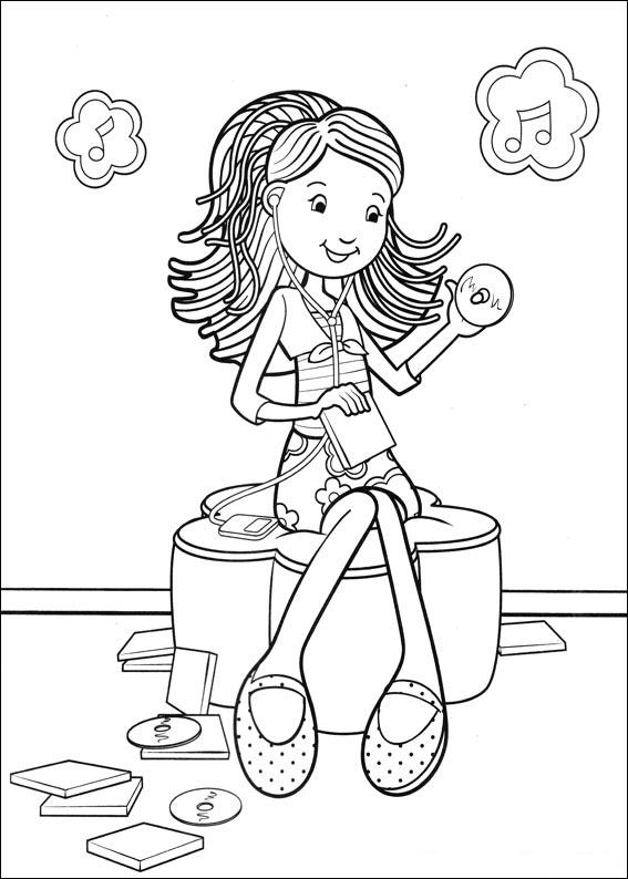 Coloring Picture Of A Girl 3